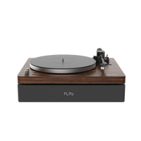 Aulo | Bluetooth turntable with built-in speakers & subwoofer